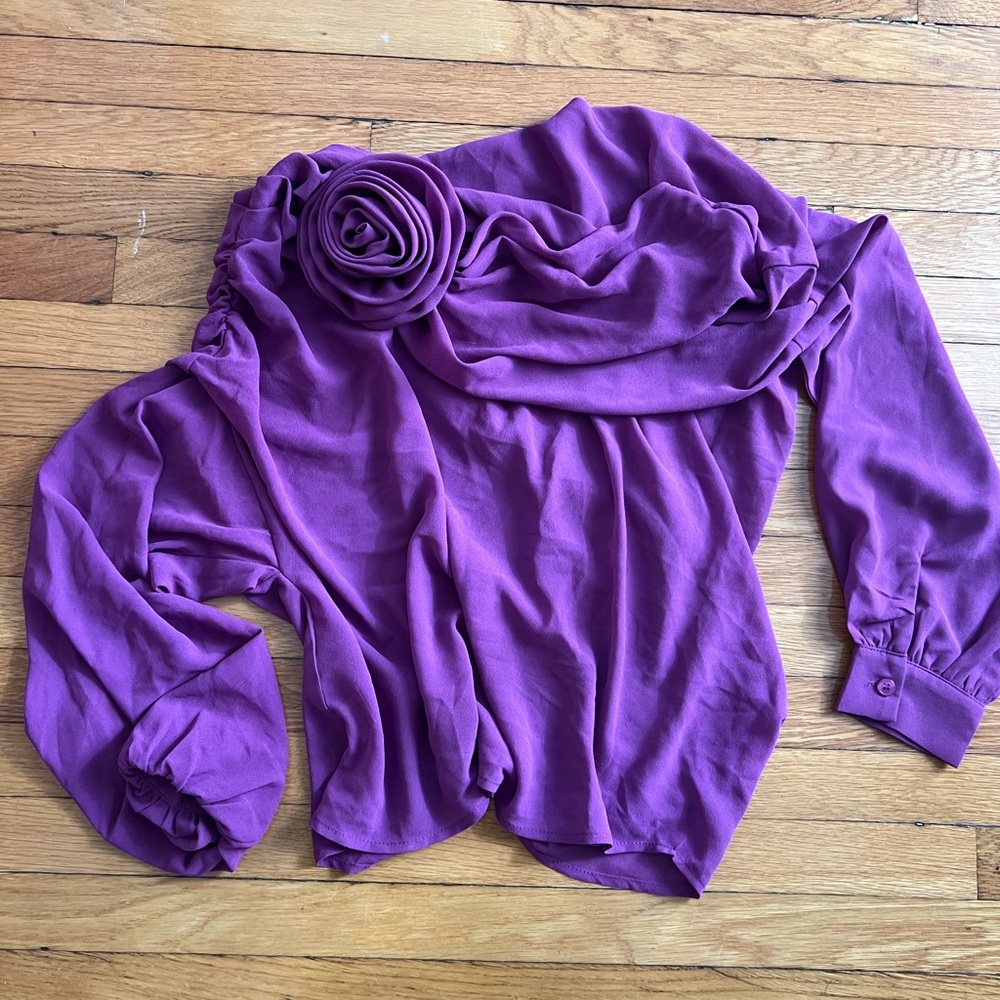 Plum blouse